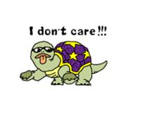 Butter, a cutie turtle speaks English sticker #4761561