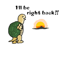 Butter, a cutie turtle speaks English sticker #4761562