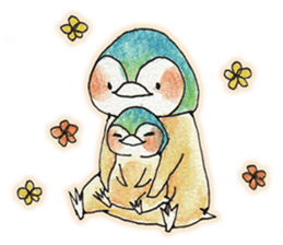 Lovely baby penguins! sticker #4762259