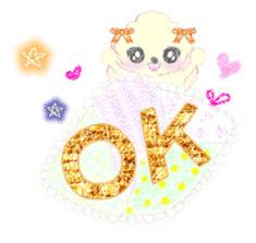 toy poodle "LUNLUN"3 sticker #4763552