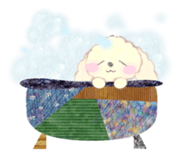 toy poodle "LUNLUN"3 sticker #4763572