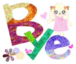 toy poodle "LUNLUN"3 sticker #4763583