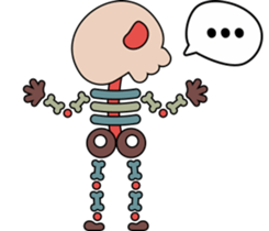 Color Skull Life sticker #4763630