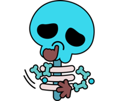 Color Skull Life sticker #4763637