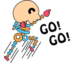 Color Skull Life sticker #4763655