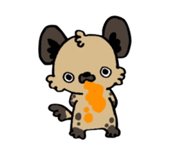 Hyena "Dapple" sticker #4764463