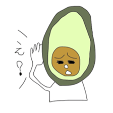 ABOCADO MAN sticker #4764502