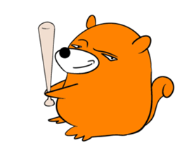 Activity of a squirrel sticker #4765064