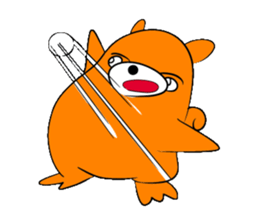 Activity of a squirrel sticker #4765065