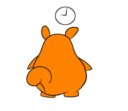 Activity of a squirrel sticker #4765068