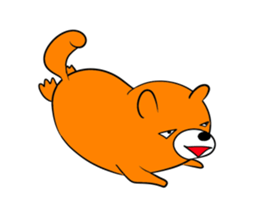 Activity of a squirrel sticker #4765069