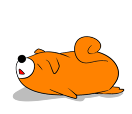 Activity of a squirrel sticker #4765070