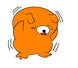 Activity of a squirrel sticker #4765074