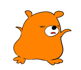 Activity of a squirrel sticker #4765076