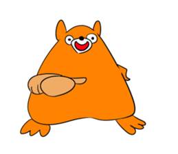 Activity of a squirrel sticker #4765077