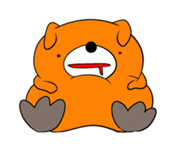 Activity of a squirrel sticker #4765078