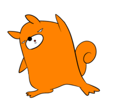 Activity of a squirrel sticker #4765082