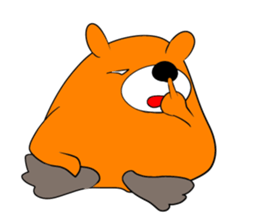 Activity of a squirrel sticker #4765084