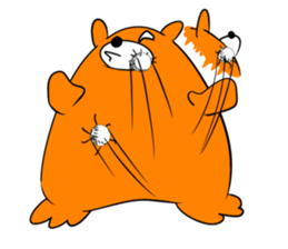 Activity of a squirrel sticker #4765094