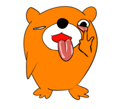 Activity of a squirrel sticker #4765096