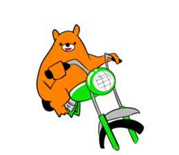 Activity of a squirrel sticker #4765100