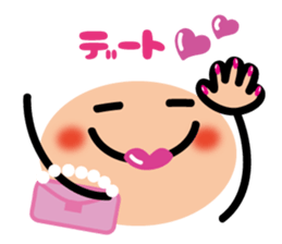 Face pretty sticker2 sticker #4765121