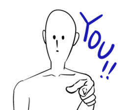 simple words man sticker #4765185