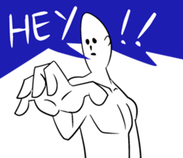 simple words man sticker #4765190