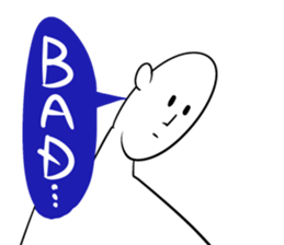 simple words man sticker #4765193