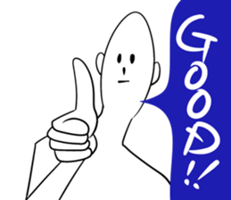 simple words man sticker #4765194