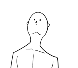 simple words man sticker #4765195