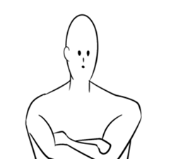 simple words man sticker #4765196