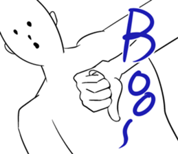 simple words man sticker #4765198