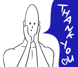 simple words man sticker #4765202