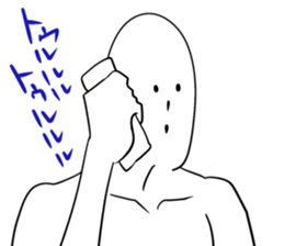 simple words man sticker #4765216