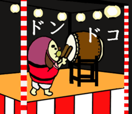 seasonal event of the satsumainu family sticker #4765319
