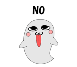 It's tongue to ghost English sticker #4765425