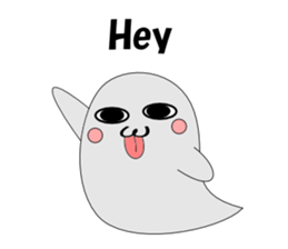 It's tongue to ghost English sticker #4765426