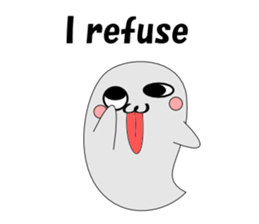 It's tongue to ghost English sticker #4765427