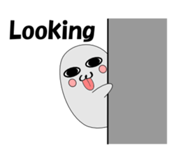 It's tongue to ghost English sticker #4765428