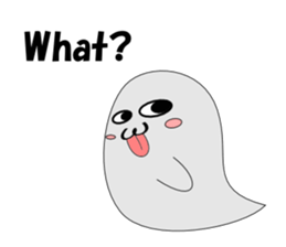 It's tongue to ghost English sticker #4765429
