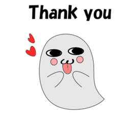 It's tongue to ghost English sticker #4765435