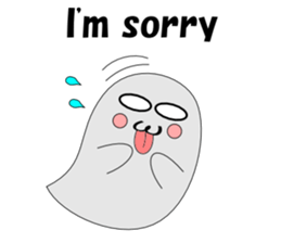 It's tongue to ghost English sticker #4765436