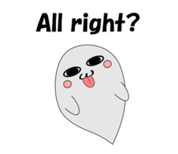 It's tongue to ghost English sticker #4765438