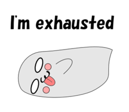 It's tongue to ghost English sticker #4765442