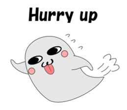 It's tongue to ghost English sticker #4765443