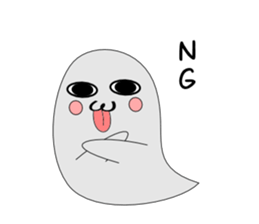 It's tongue to ghost English sticker #4765444