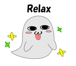 It's tongue to ghost English sticker #4765446