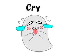 It's tongue to ghost English sticker #4765447