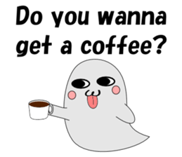 It's tongue to ghost English sticker #4765448